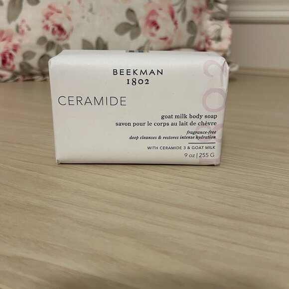 Beekman 1802 Ceramide Goat Milk Bar Soap and Body Cream - Picture 5 of 9